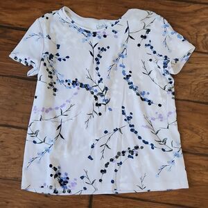 Croft & Barrow the classic tee women's medium white short sleeve shirt